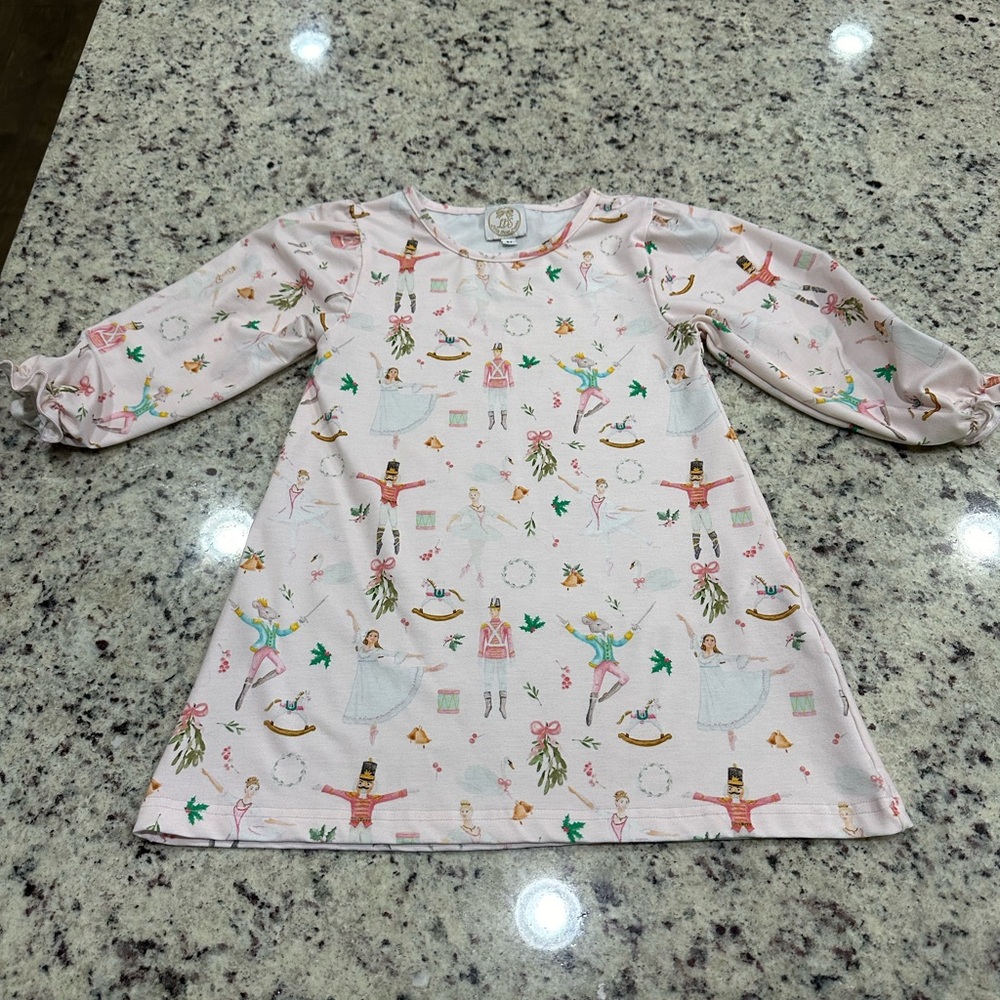 Kids Pink Pajamas with Ballet Print